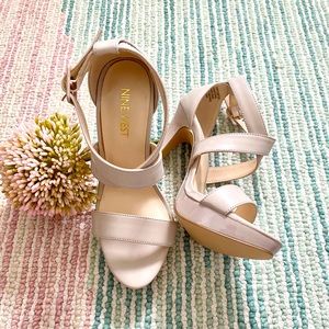 Nine West Nude Sandals